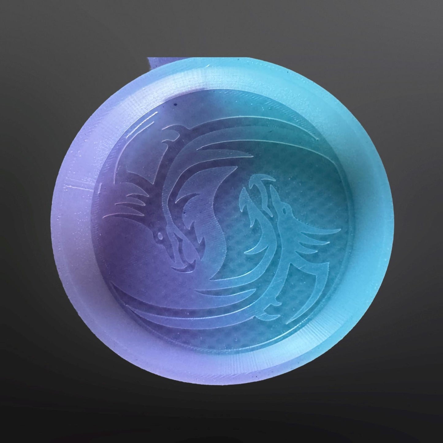 Dragon Ying Yang - Car Freshie Mold My Store