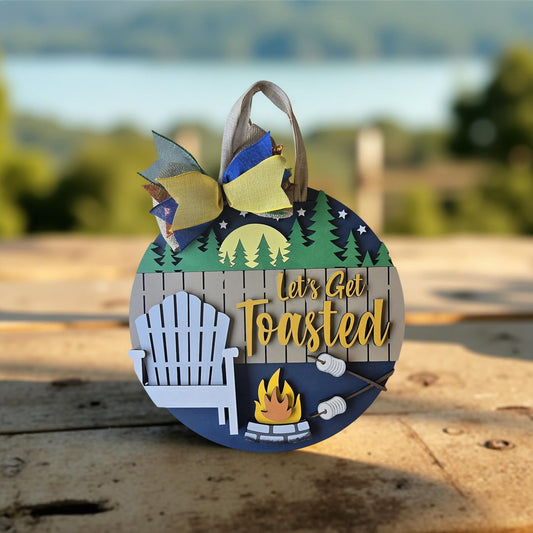 Lets Get Toasted Backyard Firepit My Store