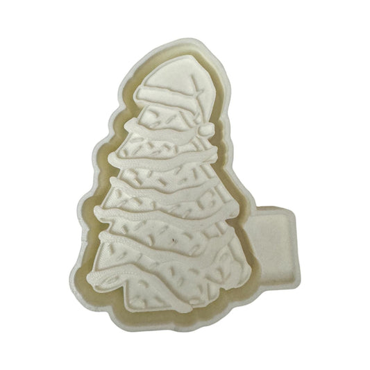 Christmas Tree “Cake Design” Mold - Car Freshie Mold My Store