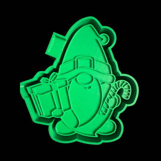 Gnome Christmas Gift & Candy Cane - Car Freshie Mold My Store