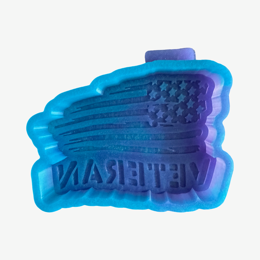 Veteran Flag - Car Freshie Mold