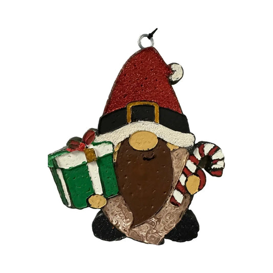 Gnome Christmas Gift & candy cane - Car Freshie My Store