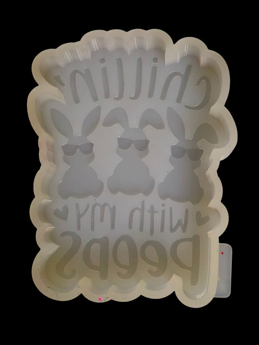 Chilling with My Peeps - Bunny Car Freshie Mold My Store