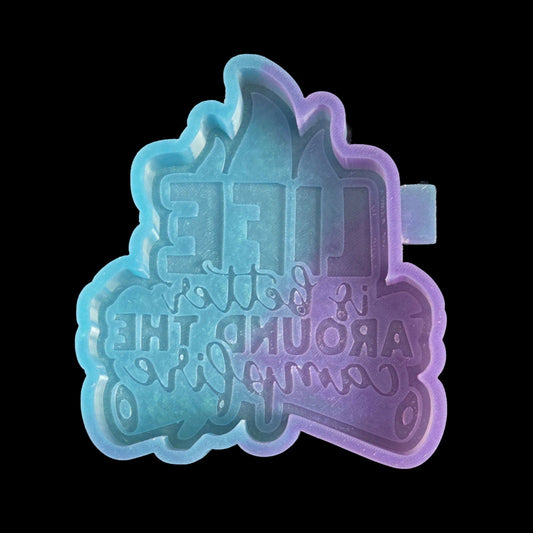 Campfire "Life Is Better" - Car Freshie Mold My Store