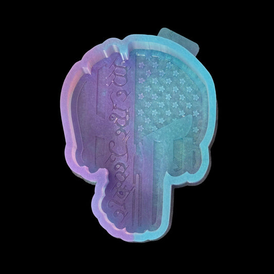 Skull "We the People" Flag - Car Freshie Mold My Store