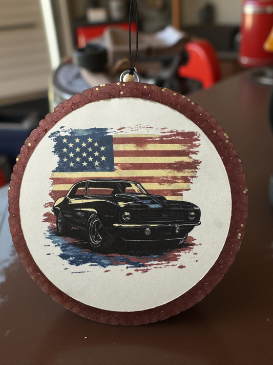 Car Freshie - American Muscle Car - 4” Round My Store