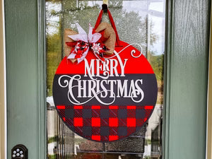 Christmas Door Hanger Workshop Jamie Does Not Ship