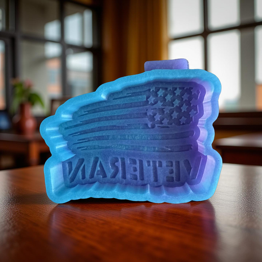 Veteran Flag - Car Freshie Mold