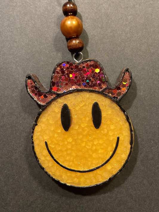 Car Freshie "Cowboy Smiley" My Store