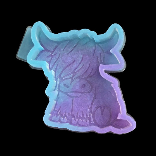 Highland Cow - Car Freshie Mold My Store